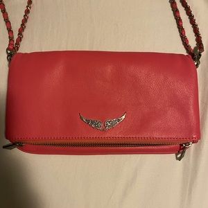 Zadig and Voltaire Pink Rock Leather shoulder bag
